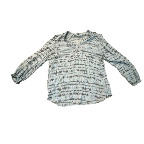 EUC Wit & Wisdom tie dye top from Anthropologie Bohemian Beauty Coastal Medium - Picture 1 of 6